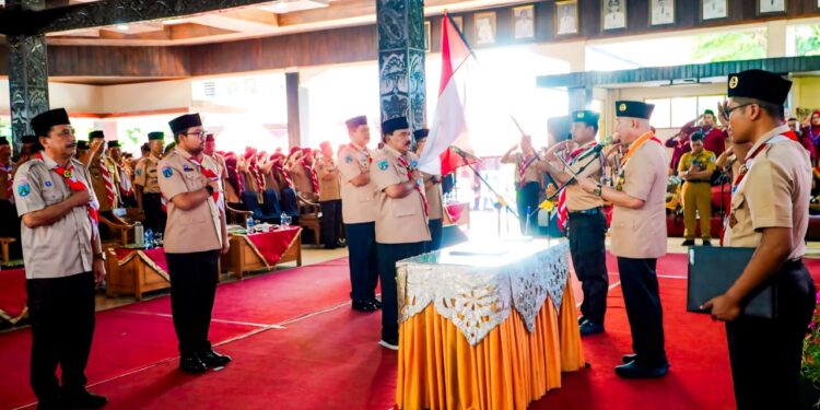 Ketua Kwarda Jatim Lantik Bupati Nganjuk sebagai Kamabicab Pramuka