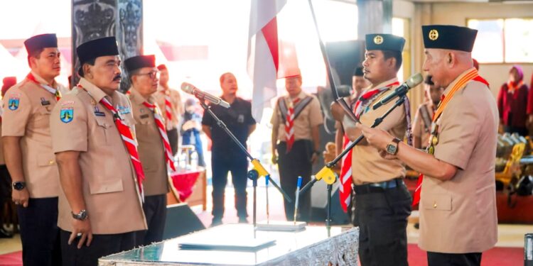 Ketua Kwarda Jatim Lantik Bupati Nganjuk sebagai Kamabicab Pramuka