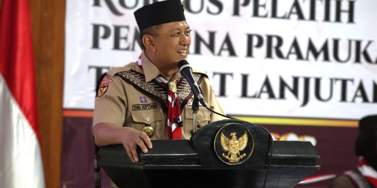Kepala Pusdiklatnas Tutup Kursus Pelatih Lanjutan, Tekankan Peran Pelatih Sebagai Jantung Gerakan Pramuka