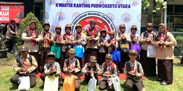 Membentuk Generasi Teladan, SDN 4 Purwanegara Kirim 15 Siswa Capai Pramuka Garuda