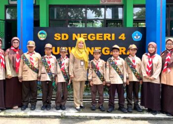 Membentuk Generasi Teladan, SDN 4 Purwanegara Kirim 15 Siswa Capai Pramuka Garuda