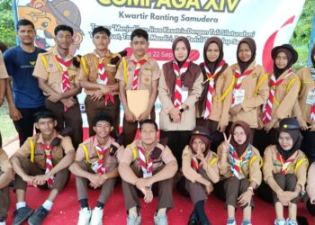 Pramuka SMA Negeri 1 Kuta Makmur Raih Juara 3 Lomba Desain Logo di COMPAGA XIV Kwartir Ranting Samudra