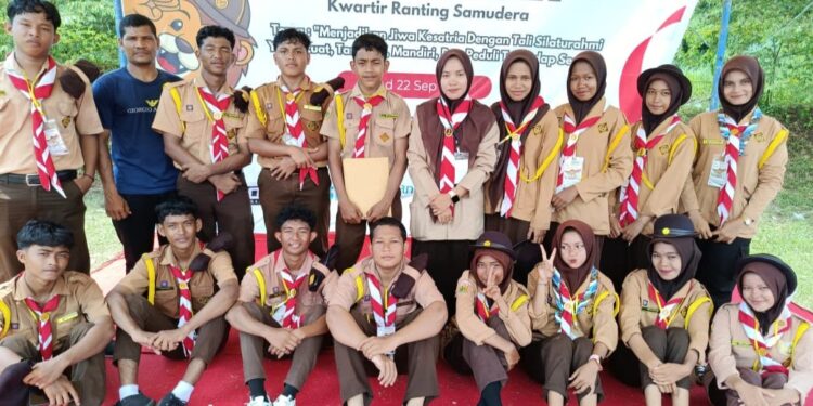 Pramuka SMA Negeri 1 Kuta Makmur Raih Juara 3 Lomba Desain Logo di COMPAGA XIV Kwartir Ranting Samudra