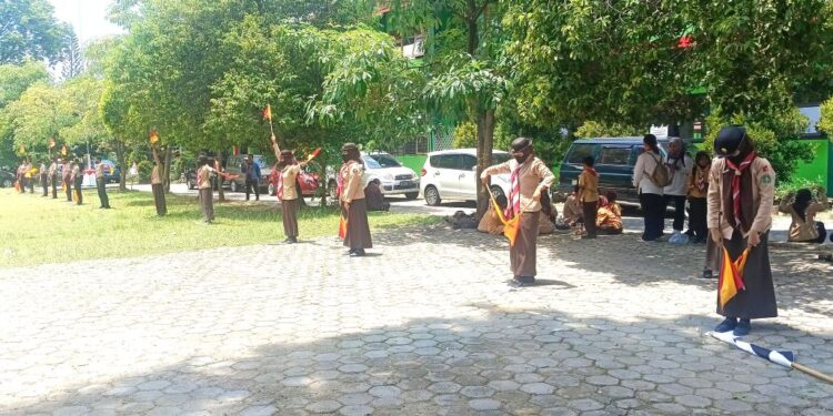 Kwarran Purwodadi Laksanakan Lomba Cepat Tepat Pramuka Tahun 2025