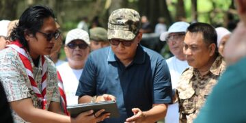 Kunjungi Perkemahan Bongohulawa, Budi Waseso Pastikan Gorontalo Siap Gelar Peran Saka