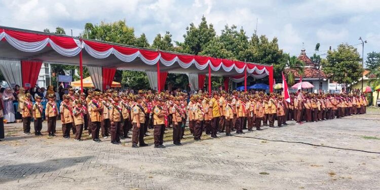 Garuda Cilik Siap Terbang: Kwarran Turi, Sukodadi, Pucuk, dan Babat Gelar Pelantikan Siaga Garuda & Penampilan Massal Semaphore