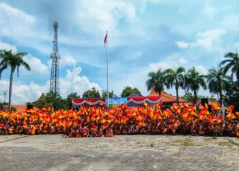 Garuda Cilik Siap Terbang: Kwarran Turi, Sukodadi, Pucuk, dan Babat Gelar Pelantikan Siaga Garuda & Penampilan Massal Semaphore