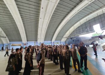 Semangat Kedirgantaraan Mengudara: Saka Dirgantara Lanud Rsn Hadir di ASC 2025 di Lanud Halim Perdanakusuma