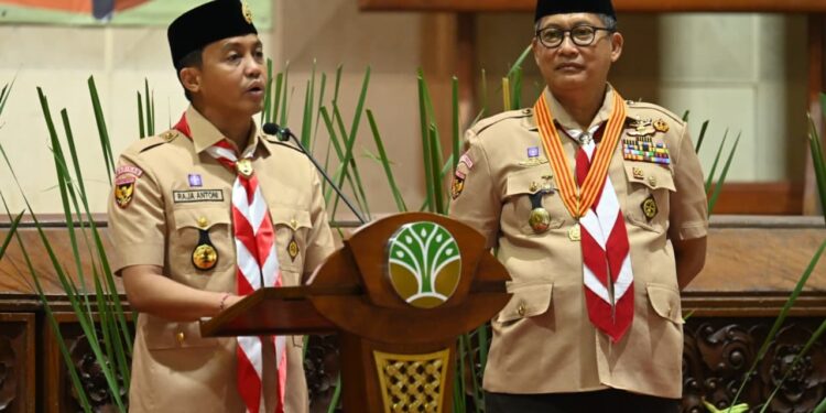 Ketua Kwarnas Lantik Pengurus Mabisaka dan Pinsaka Wanabakti Nasional 2025–2029