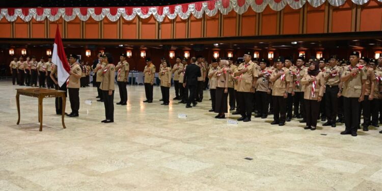 Ketua Kwarnas Lantik Pengurus Mabisaka dan Pinsaka Wanabakti Nasional 2025–2029