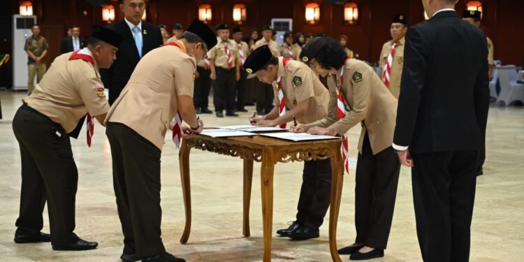 Ketua Kwarnas Lantik Pengurus Mabisaka dan Pinsaka Wanabakti Nasional 2025–2029