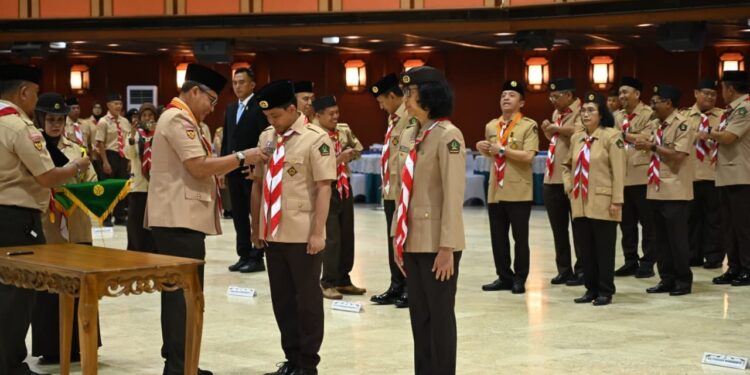 Ketua Kwarnas Lantik Pengurus Mabisaka dan Pinsaka Wanabakti Nasional 2025–2029