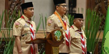 Ketua Kwarnas Lantik Pengurus Mabisaka dan Pinsaka Wanabakti Nasional 2025–2029