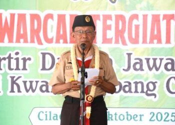 Ketua Harian Majelis Pembimbing Cabang Sambut Tim Visitasi Dan Penilaian Kwarcab Tergiat Tingkat Kwarda Jateng