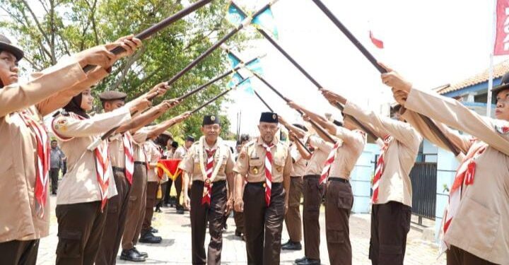 Ketua Harian Majelis Pembimbing Cabang Sambut Tim Visitasi Dan Penilaian Kwarcab Tergiat Tingkat Kwarda Jateng