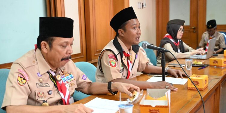 Kwarcab Palembang Lakukan Audiensi Ke Kwarnas, Bahas Sinergi Program Dan Pembinaan