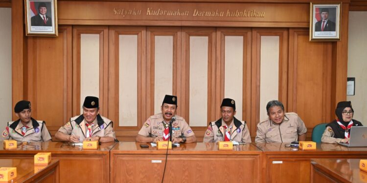 Kwarcab Palembang Lakukan Audiensi Ke Kwarnas, Bahas Sinergi Program Dan Pembinaan