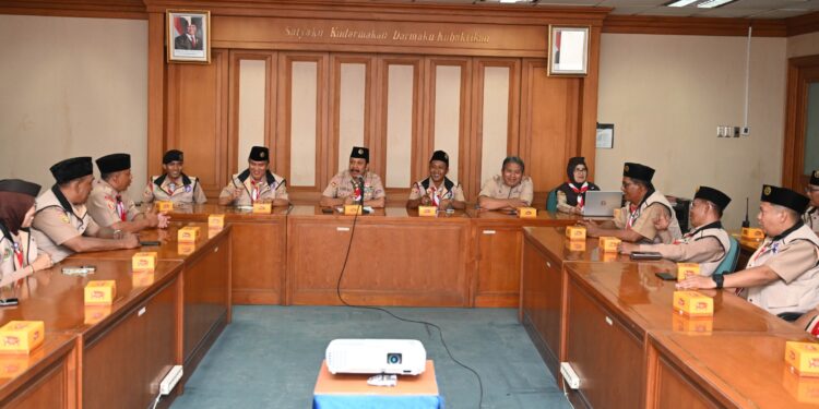 Kwarcab Palembang Lakukan Audiensi Ke Kwarnas, Bahas Sinergi Program Dan Pembinaan