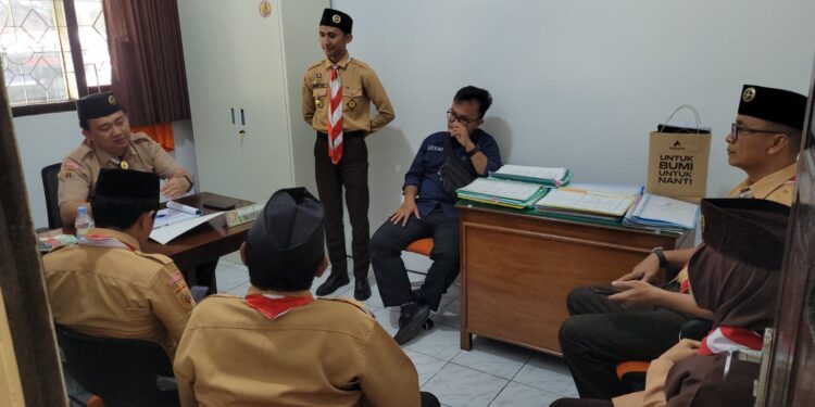 Kwarcab Banyumas Dinilai Tim Kwarda Jateng Dalam Lomba Kwartir Cabang Tergiat