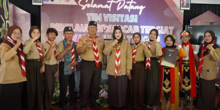Kwarcab Banyumas Dinilai Tim Kwarda Jateng Dalam Lomba Kwartir Cabang Tergiat