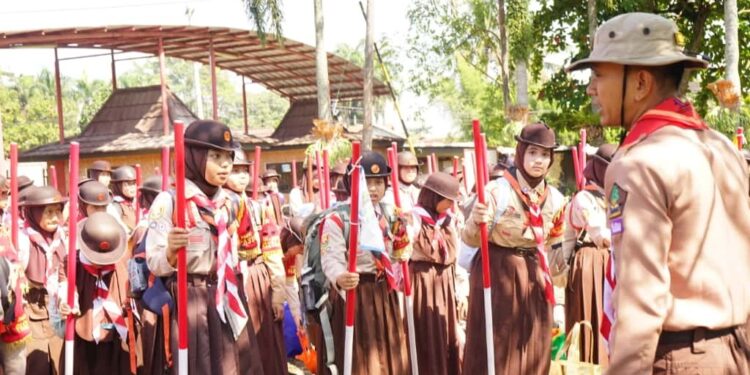 Gudep 24091-24092 Pqngkalan SDIT Raudlatul Jannah Melaksanakan Perkemahan Kepemimpinan