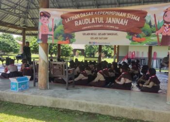 Gudep 24091-24092 Pqngkalan SDIT Raudlatul Jannah Melaksanakan Perkemahan Kepemimpinan