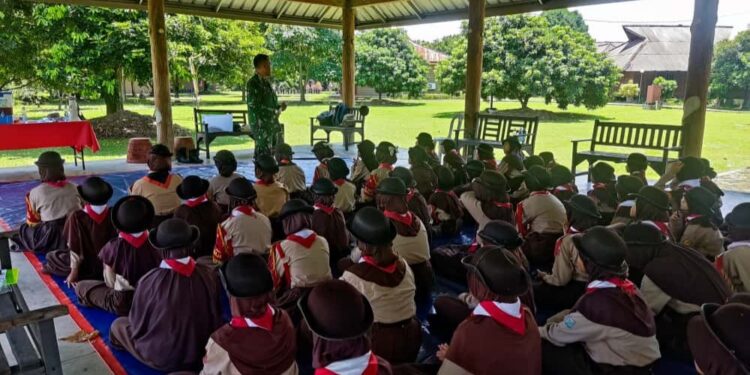 Gudep 24091-24092 Pqngkalan SDIT Raudlatul Jannah Melaksanakan Perkemahan Kepemimpinan