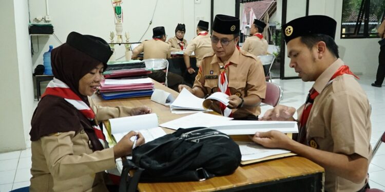Masuk 6 Besar Lomba Kwarcab Tergiat, Purbalingga Terima Tim Penilai Dari Kwarda Jawa Tengah 