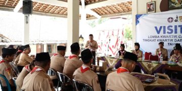 Masuk 6 Besar Lomba Kwarcab Tergiat, Purbalingga Terima Tim Penilai Dari Kwarda Jawa Tengah 