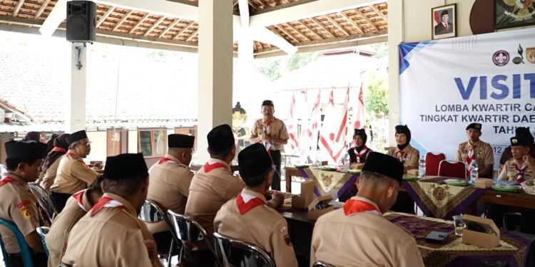 Masuk 6 Besar Lomba Kwarcab Tergiat, Purbalingga Terima Tim Penilai Dari Kwarda Jawa Tengah 