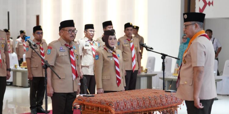 Ketua Kwarnas Budi Waseso Pimpin Pelantikan Pengurus Mabida dan Kwarda Gerakan Pramuka Sulbar Periode 2025-2030