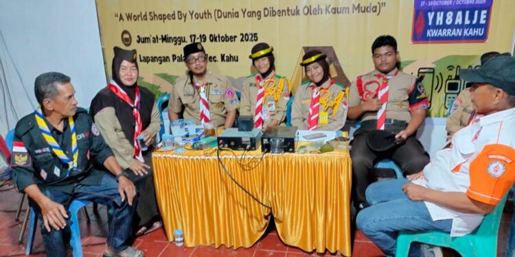 “Gass poll” Pramuka Bone di JOTA-JOTI Kahu, Antusiasme dan Semangat Membara Peserta Jalin Kontak ke Berbagai Daerah