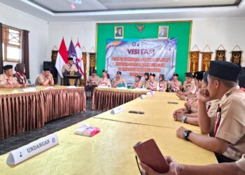 Visitasi Penilaian Kwarcab Tergiat Kwarda Jateng di Kwarcab Karanganyar