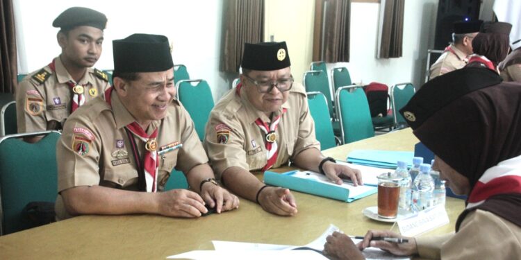 Visitasi Penilaian Kwarcab Tergiat Kwarda Jateng di Kwarcab Karanganyar