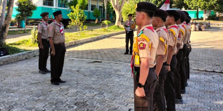 Jelang Musyam, 5 Anggota Pramuka SMAN 19 Bone Resmi Dilantik Menjadi Penegak Bantara