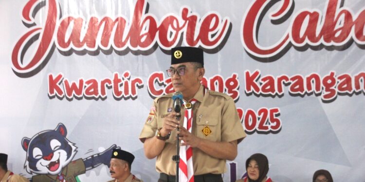 Ketua Kwarcab Karanganyar Membuka Jambore Cabang