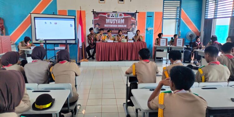 Semangat Regenerasi! Pramuka Ambalan Tomau SMAN 19 Bone Sukses Gelar Musyawarah Ambalan