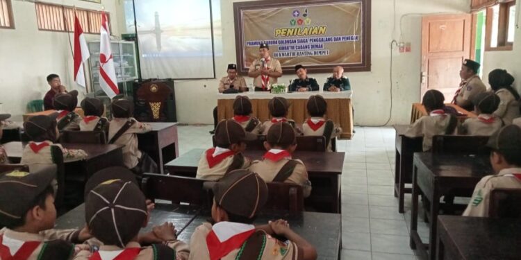 Heboh! SDN Merak 2 Pecahkan Rekor! Kirim 29 Siaga di Penilaian Pramuka Garuda Kwarcab Demak!