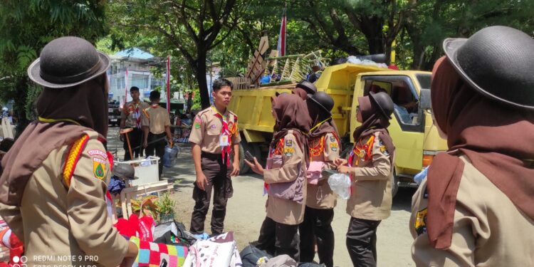 Peserta Lomba Penegak Tangguh (LPT) 2025 Aceh Selatan Mulai memasuki Bumi Perkemahan.