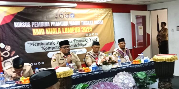 DCM Kak Danang Waskito, Membuka Kursus Pembina Pramuka Mahir Tingkat Dasar (KMD) KBRI Kuala Lumpur