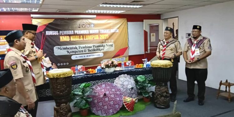 DCM Kak Danang Waskito, Membuka Kursus Pembina Pramuka Mahir Tingkat Dasar (KMD) KBRI Kuala Lumpur
