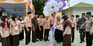 Buka Perkemahan Besar Penggalang Kwarran Binawidya, Ini harapan Kak Sulastri