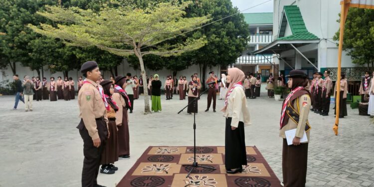 Buka Perkemahan Besar Penggalang Kwarran Binawidya, Ini harapan Kak Sulastri