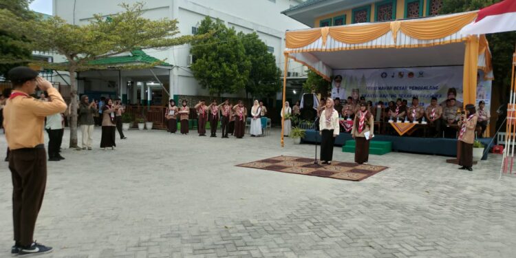 Buka Perkemahan Besar Penggalang Kwarran Binawidya, Ini harapan Kak Sulastri