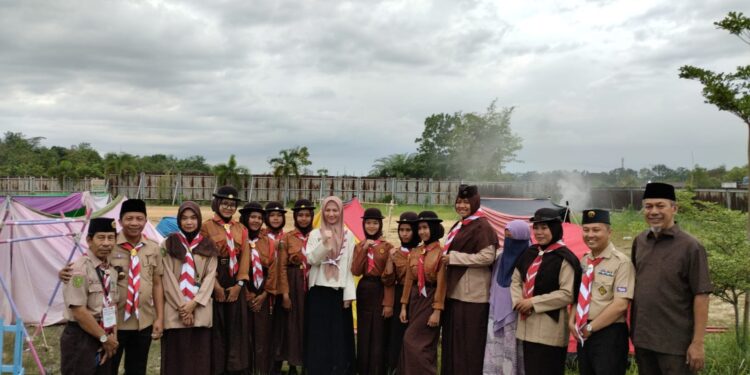 Buka Perkemahan Besar Penggalang Kwarran Binawidya, Ini harapan Kak Sulastri