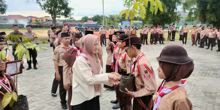 Buka Perkemahan Besar Penggalang Kwarran Binawidya, Ini harapan Kak Sulastri