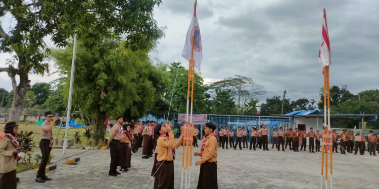 Buka Perkemahan Besar Penggalang Kwarran Binawidya, Ini harapan Kak Sulastri
