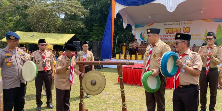 Perkemahan TKP3 VI Tingkat Nasional Resmi Dibuka Kadispora Riau