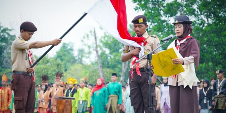 Perkemahan TKP3 VI Tingkat Nasional Resmi Dibuka Kadispora Riau
