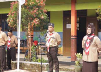 Ratusan Anggota Pramuka Kwarran Kembaran Ikuti Penilaian Pramuka Garuda